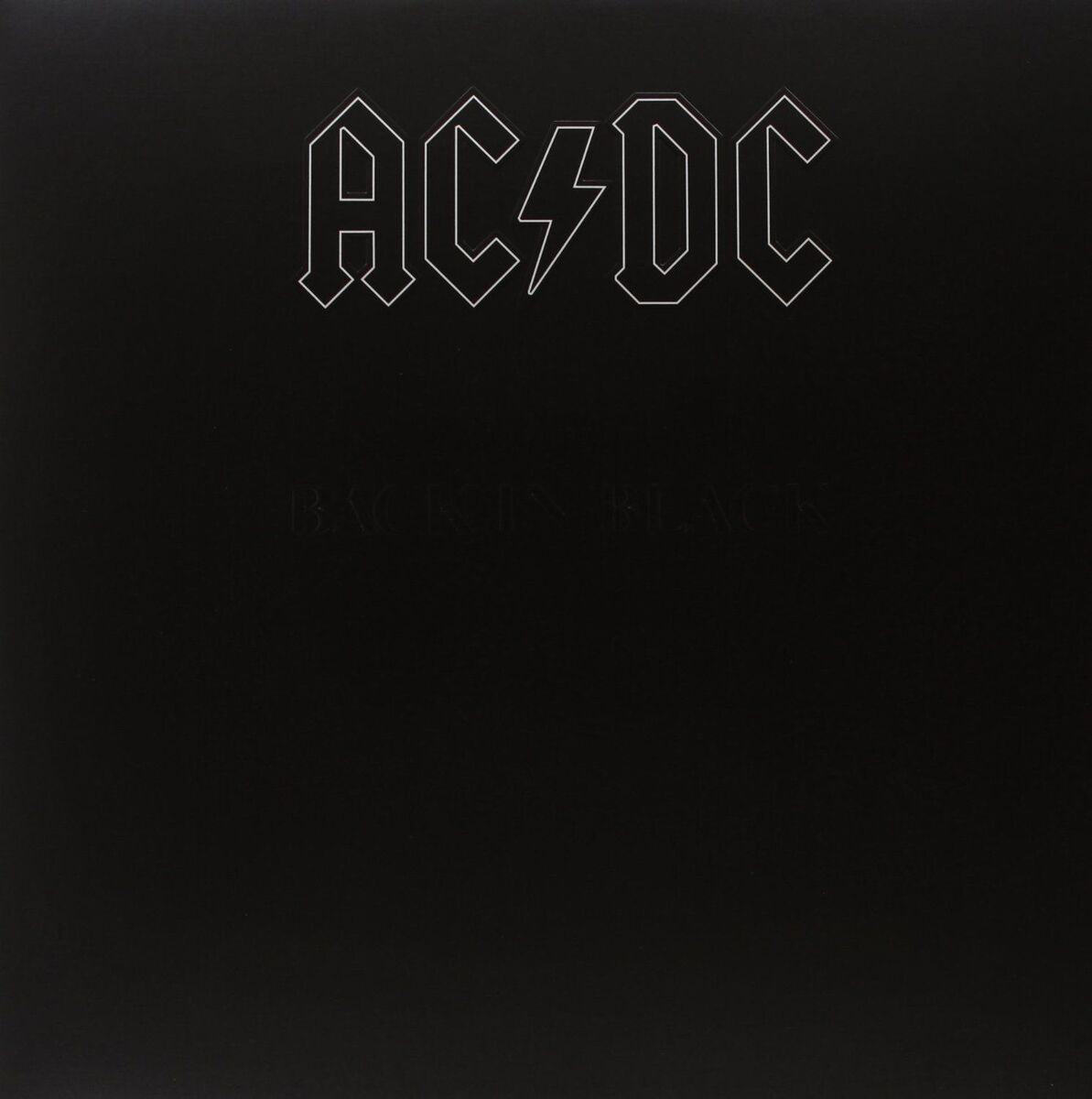 AC/DC – Back In Black vinyl – Avalanche Records
