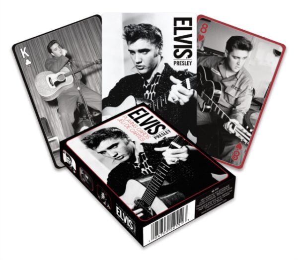 Elvis - Black And White Playing Cards