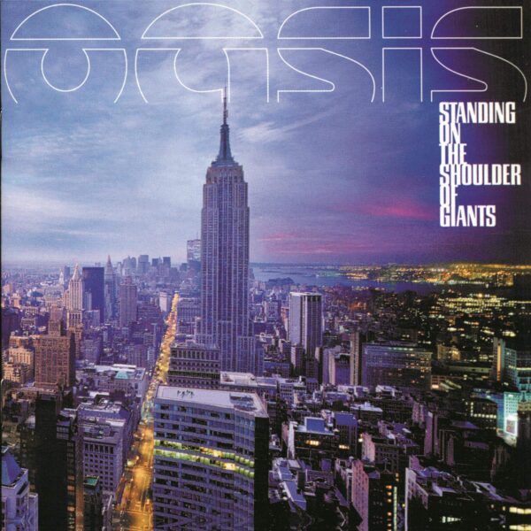 Oasis – Standing On The Shoulder Of Giants silver vinyl gatefold sleeve